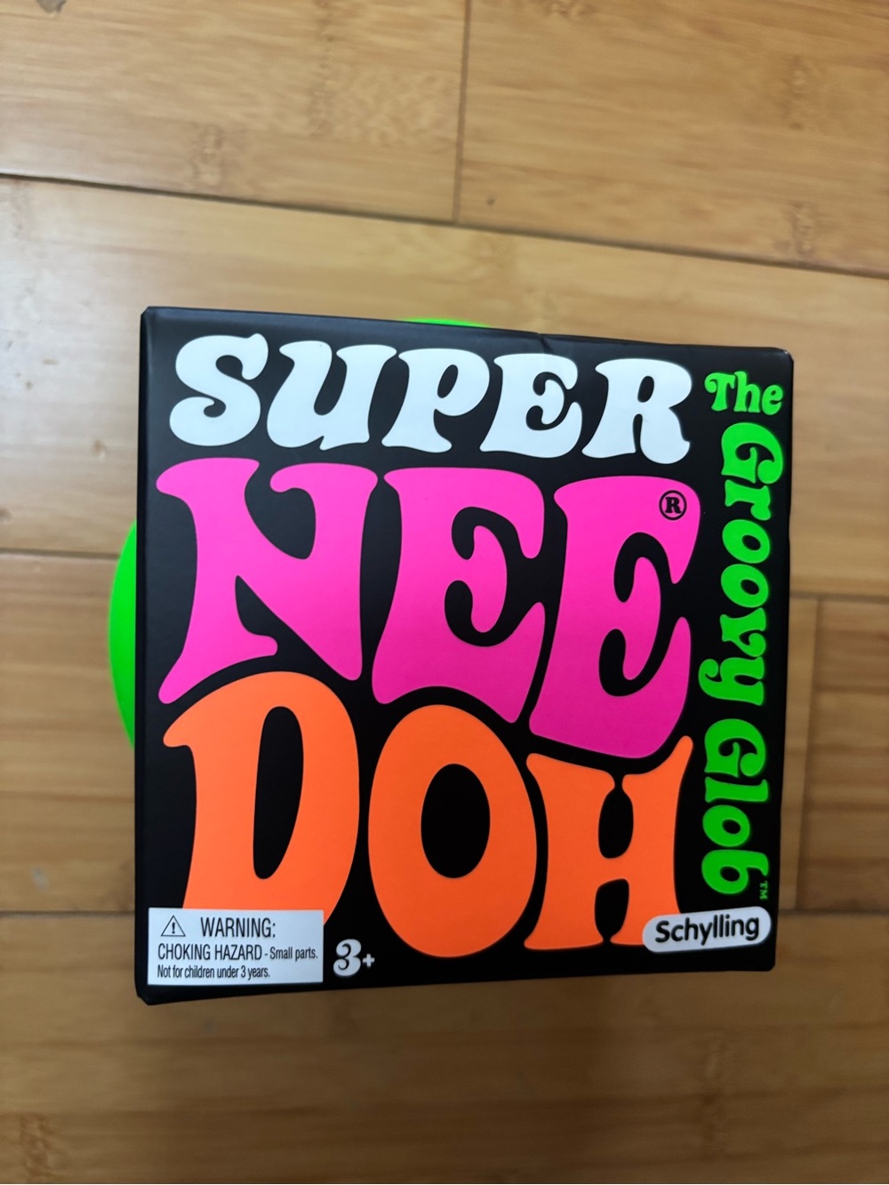 Super Nee Doh The Groovy Blob Kids Toy - GREEN